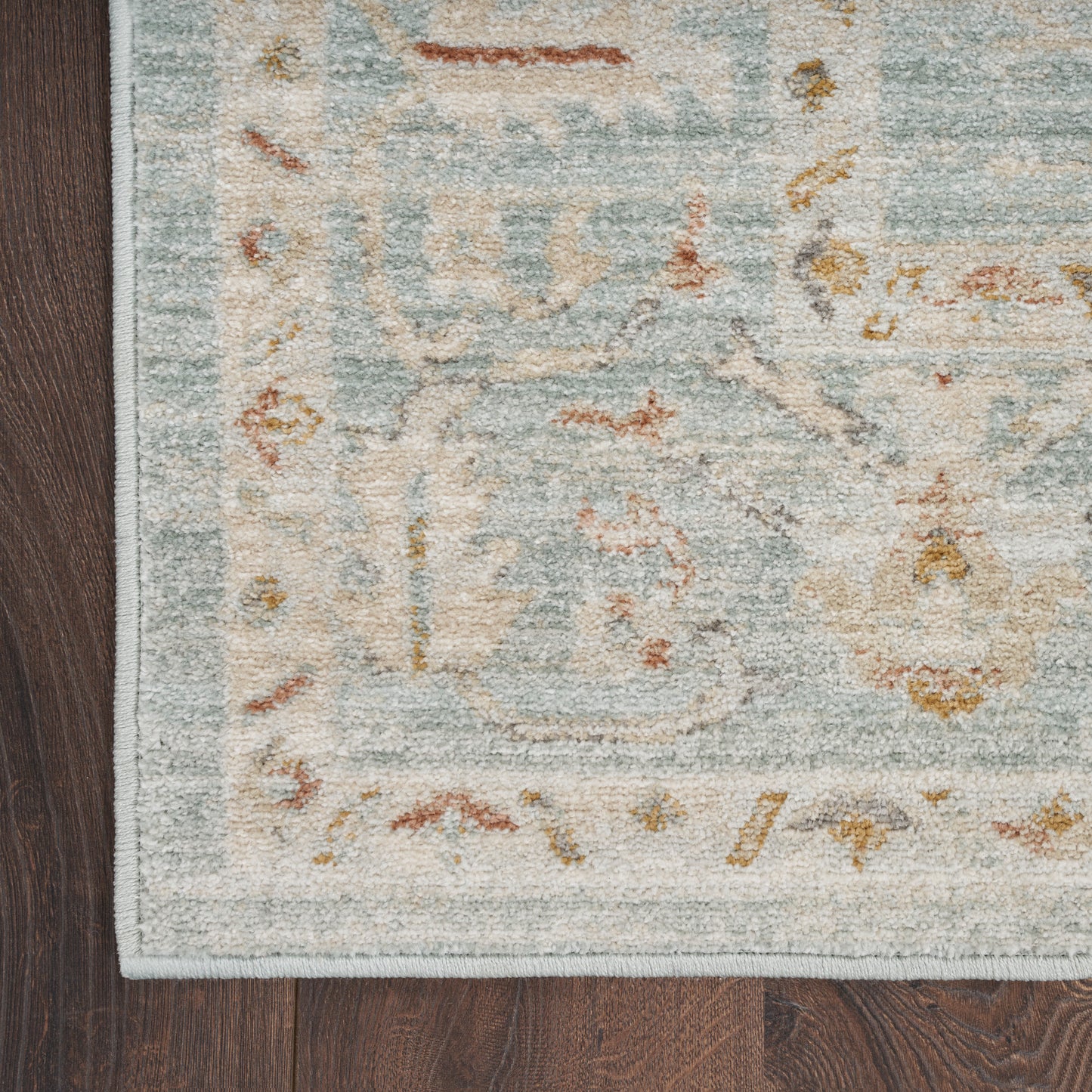 Nourison Home Oases OAE02 Light Blue  Traditional Machinemade Rug