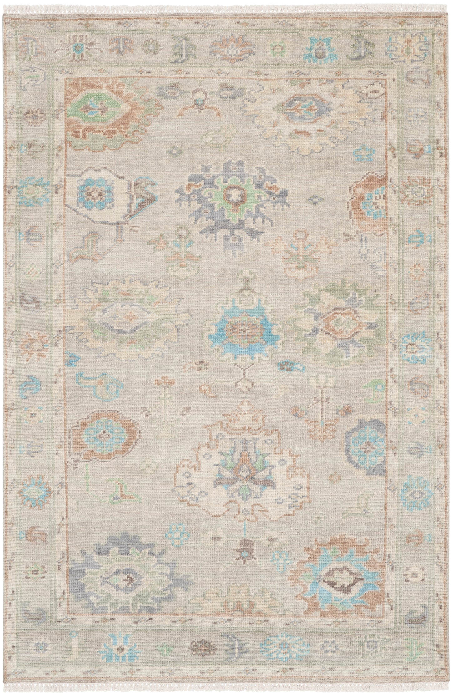 Nourison Home Odessa ODS07 Ivory Multicolor  Traditional Knotted Rug