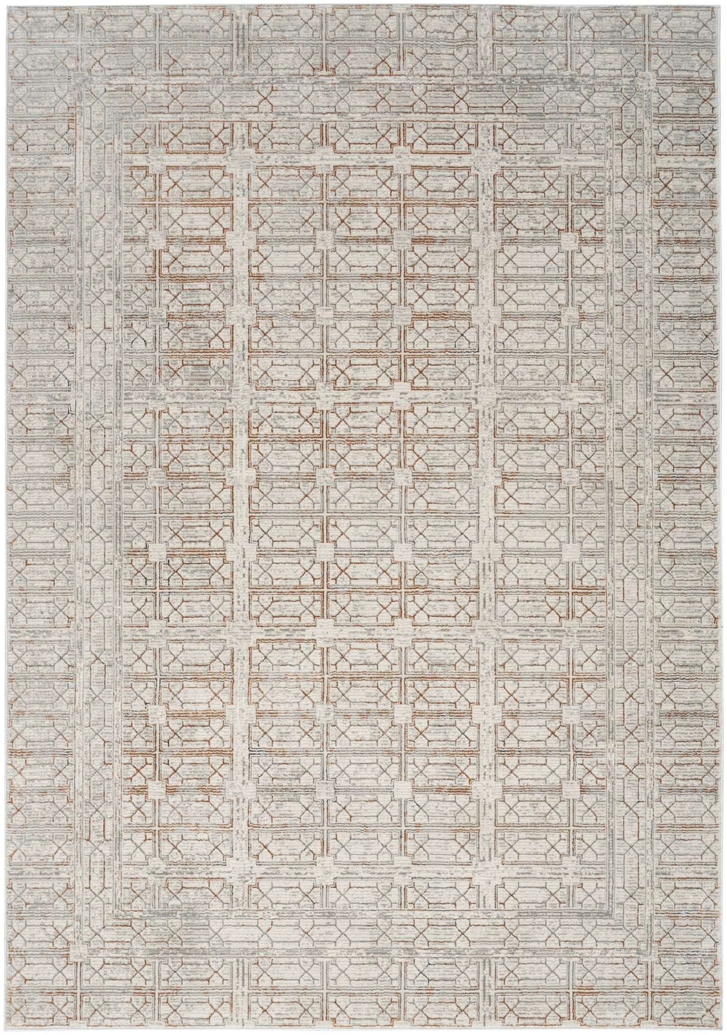 Nourison Home Desire DSR07 Ivory Beige  Contemporary Machinemade Rug