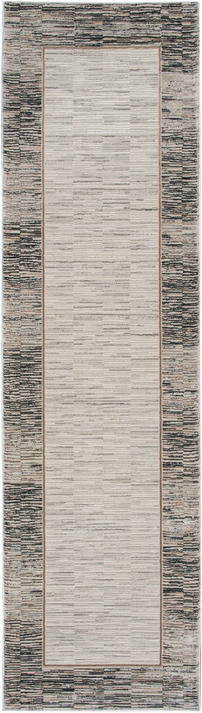 Nourison Home Desire DSR02 Grey Black Contemporary Machinemade Rug