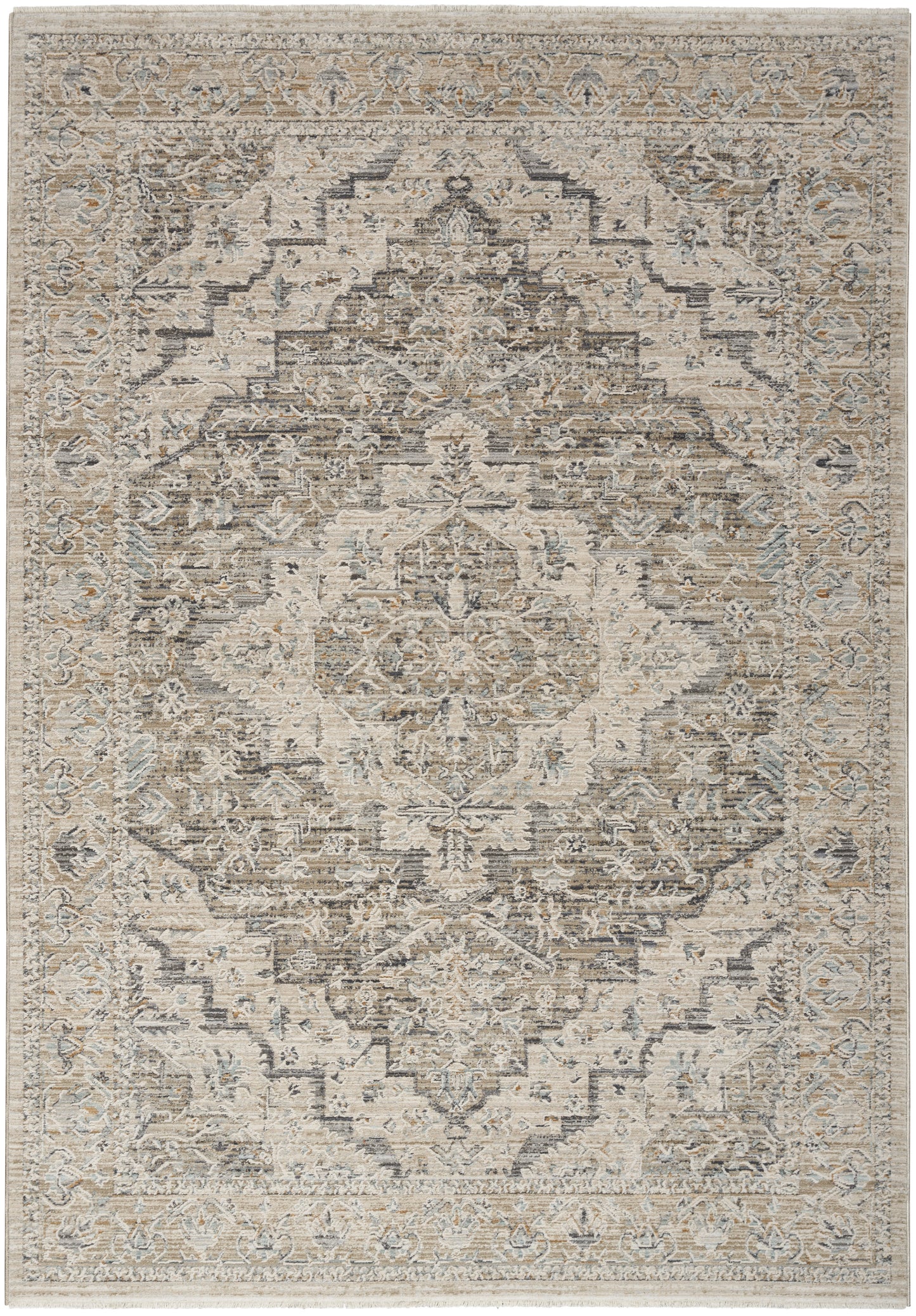 Nourison Home Lynx LNX04 Ivory Taupe  Transitional Machinemade Rug