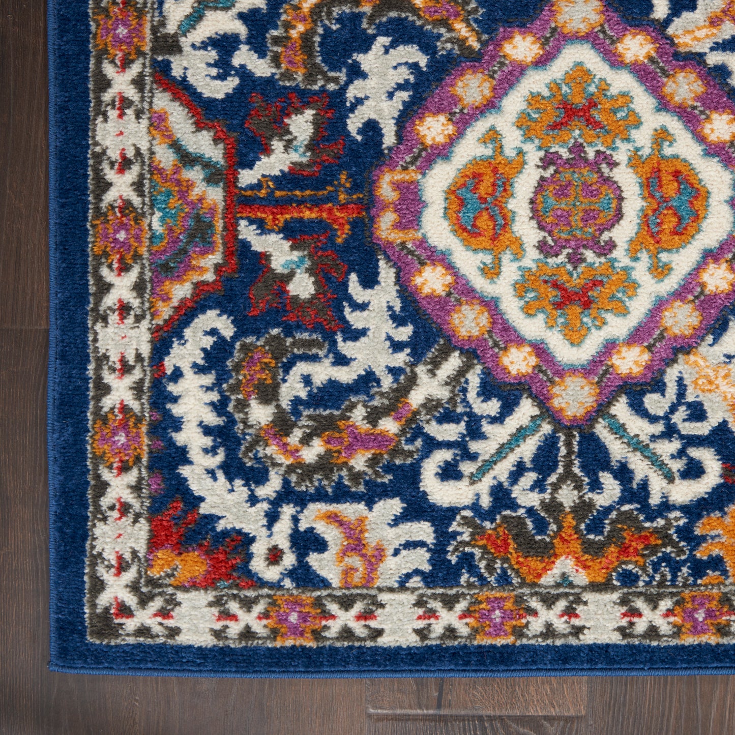 Nourison Home Passion PSN32 Blue Multicolor  Transitional Machinemade Rug