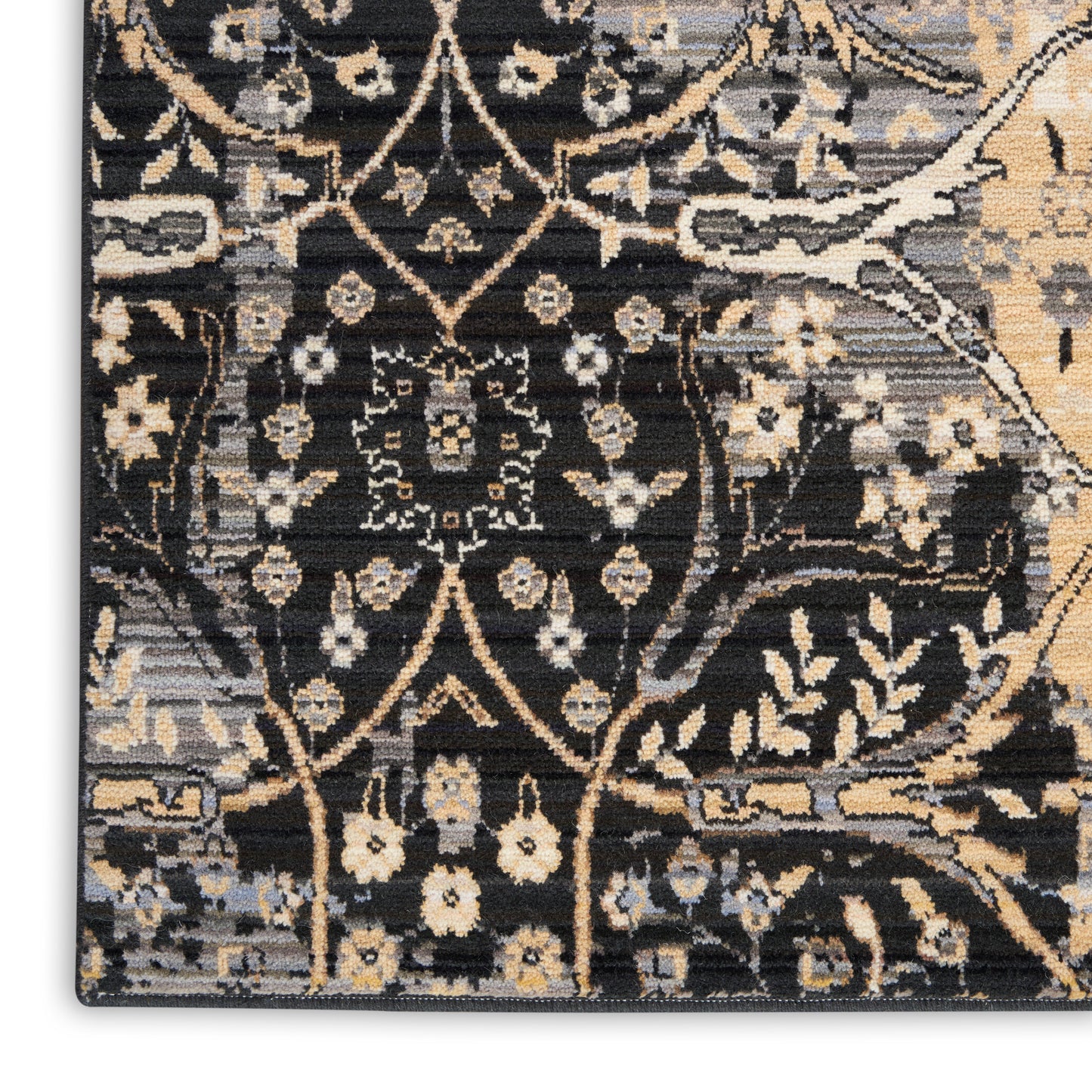 Nourison Home Majestic MST01 Black  Transitional Woven Rug