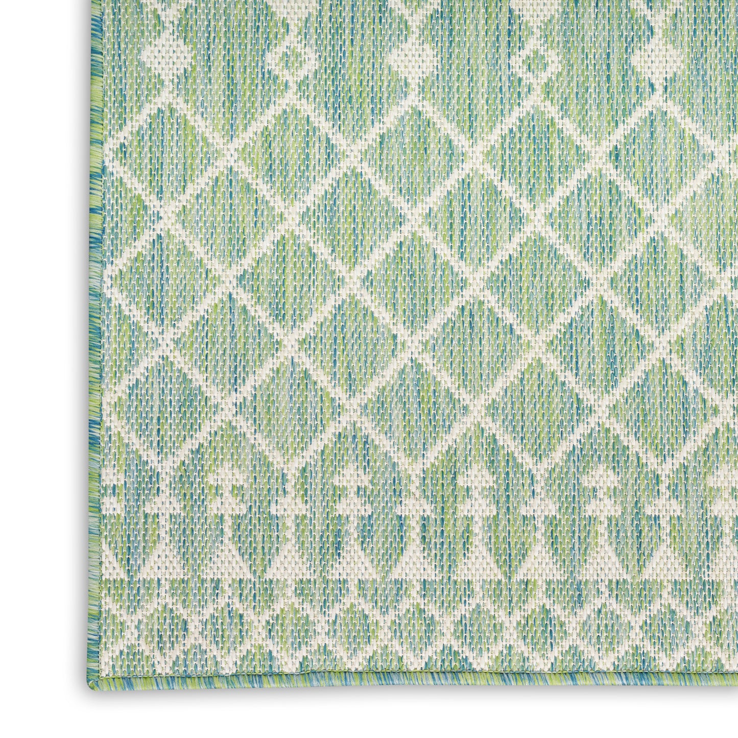 Nourison Home Positano POS02 Blue Green  Contemporary Machinemade Rug