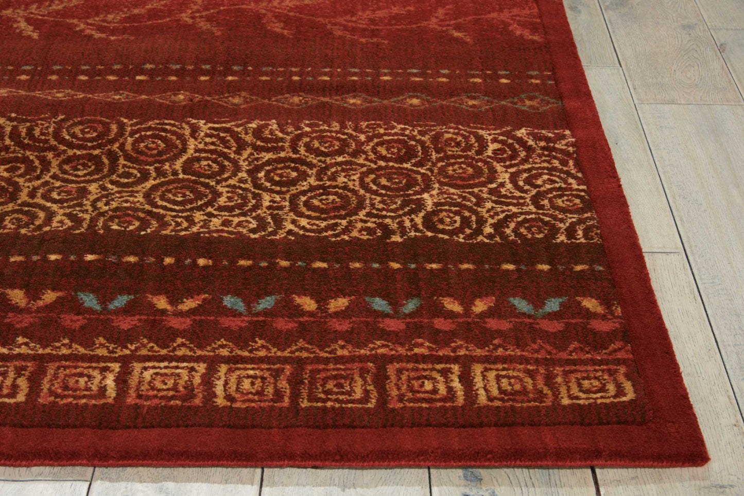 Nourison Home Radiant Impression LK02 Crimson  Traditional Loom Rug